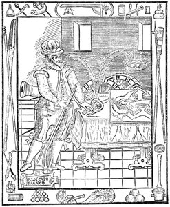 Alessandro Capo Bianco, İtalyan askeri mühendis by Ferdinand Georg Waldmuller