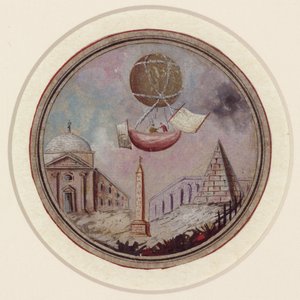 Erken bir balon felaketi, c 1785 by Frederick (attr. to) Barnard