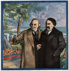Aristide Briand ve Lloyd George. Aristide Briand ve Lloyd George. by Ferdinand Georg Waldmuller