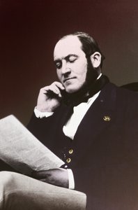 Baron Georges Eugene Haussmann. 1865 dolaylarında (s/b fotoğraf) by . .