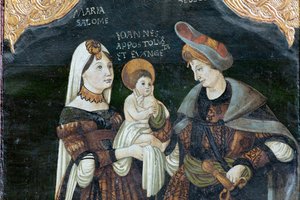 Biertan müstahkem kilise. Kilise. İç mekan. Altarpiece, poliptik. by . .