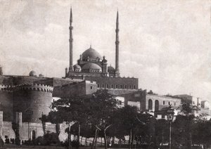 Kahire, Selahaddin Kalesi (Mısır). 1920 dolaylarında (s/b fotoğraf) by . .