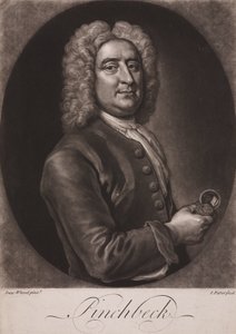 Christopher Pinchbeck, İngiliz saatçi ve oyuncakçı, c 1725 by Frederick (attr. to) Barnard
