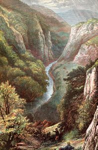 Dovedale, Peak District, Derbyshire, İngiltere, by . .