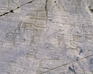 İtalya, Lombardiya, Brescia Eyaleti, Valcamonica, Naquane