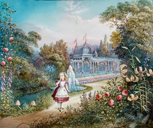Alice Harikalar Diyarında Maceraları - Alice Harikalar Diyarında, sihirli fener by Frederick (attr. to) Barnard