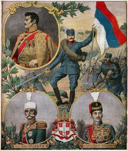 Sırp ulusal kahramanları. Sırp ulusal kahramanları. by Ferdinand Georg Waldmuller