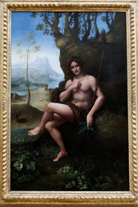 Louvre Müzesi, Paris, Fransa. Leonardo da Vinci