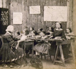 Matematik dersi, c.1890 (fotoğraf) by Frederick (attr. to) Barnard