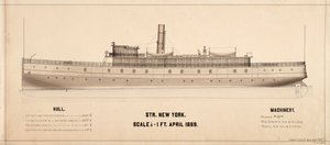 New York (Steamship: 1889) planları by . .