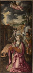 Bölge kilisesi (Parochiekerk Sint-Walburga). Üç Parçalı. by . .