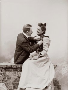 Bir erkek ve kadın portresi by Henry Charles Fehr
