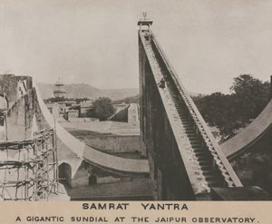 Samrat Yantra, Jaipur Gözlemevinde, Hindistan by Frederick (attr. to) Barnard