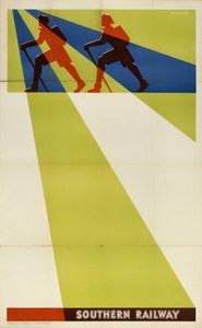 Güney Demiryolu stok afişi by Frederick (attr. to) Barnard