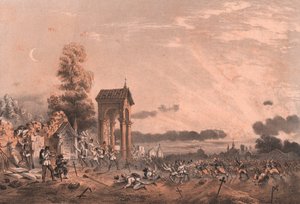 Magenta mezarlığının alınması, Lombardiya by William Walcutt
