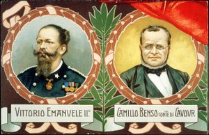 VITTORIO EMANUELE II VE CAVOUR 1911 by . .