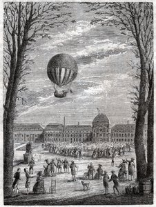 Balon uçuşu. Balon uçuş. by Frederick (attr. to) Barnard
