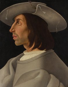 Profildeki Bir Adamın Portresi, ca. 1525. by Italian Painter