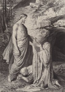 İsa Kadınlara Görünür by after Albert Robida