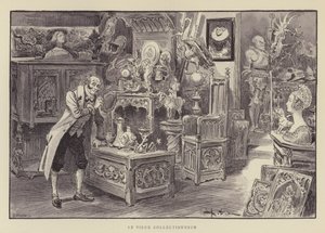 Eski Koleksiyoncu by after Albert Robida