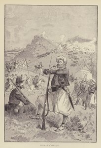 Afrikalı asker by after Albert Robida