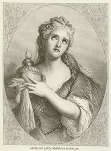 Adrienne Lecouvreur Cornelia olarak by after Antoine Coypel
