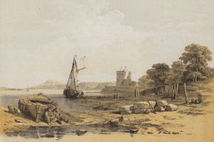 Barnbougle Kalesi (kromolitho)