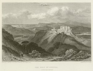 Spezzia Körfezi, Sarzana yakınlarındaki Kale by after C. Stanfield