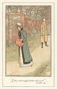 Jane Austens Emma için İllüstrasyon by after Charles Edmund Brock