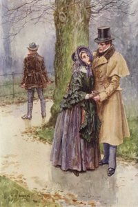 Martin Chuzzlewit için çizim by after Charles Edmund Brock