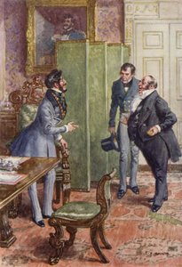 Martin Chuzzlewit için çizim by after Charles Edmund Brock