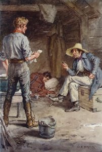 Martin Chuzzlewit için illüstrasyon by after Charles Edmund Brock