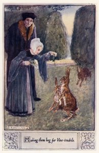 Onları asma dalları için yalvartmak by after Charles Edmund Brock