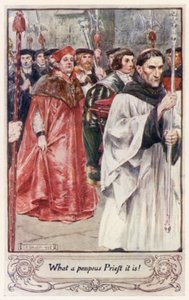 Ne kadar da şatafatlı bir Rahip! by after Charles Edmund Brock