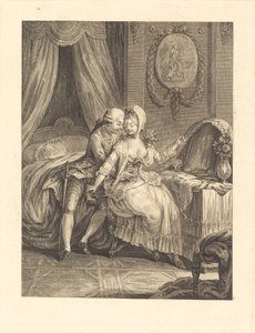 Bayan bir tuvalet by after Charles Eisen