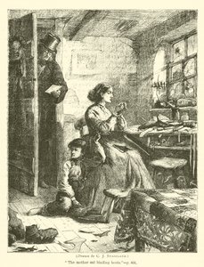 kadın ayakkabıcı by after Charles J. Staniland