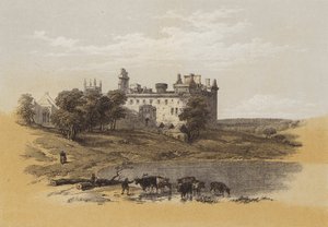 Linlithgow Sarayı (kromolitho)