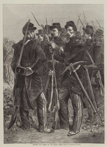 Fransız Ordusunun İstihbaratçıları ve Madenciler by after Denis Auguste Marie Raffet