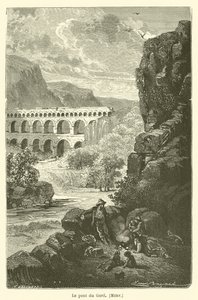 Pont du Gard, Mery by after Emile Antoine Bayard