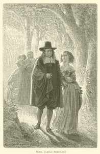 Milton, Camille Desmoulins by after Emile Antoine Bayard