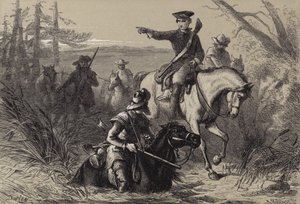 Binbaşı Washington, Fransız Komutanına Görevinde by after Felix Octavius Carr Darley