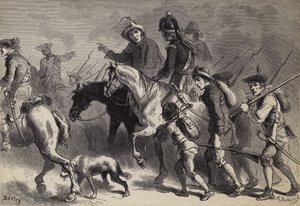 New England yeomanry Ayaklanması by after Felix Octavius Carr Darley