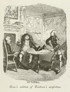 Tristram Shandy için İllüstrasyon by after George Cruikshank