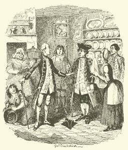 Tristram Shandy için İllüstrasyon by after George Cruikshank