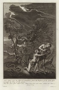 Adem ve Havva, Düşüş by after Gerard Hoet