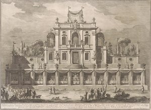 1762 Çini için Seconda Macchina: Osmanlı Tarzında Bir Köşk veya Zevk Evi