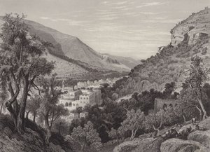 Nablus, Antik Şekem by after Harry Fenn