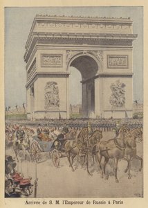 Rusya Çarı II. Nicholas'ın Paris'e gelişi