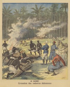 Ölü Dahomeanların cesetlerinin yakılması, Dahomey