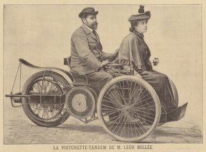 Leon Bollee ikili arabası by after Henri Meyer